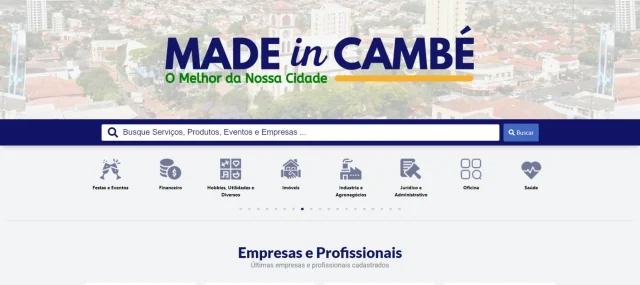 Ver captura completa de Made in Cambé