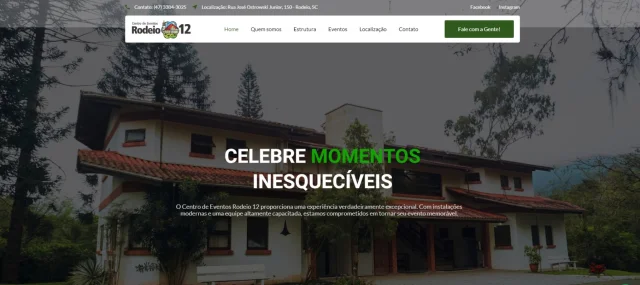 Ver captura completa de Centro de Eventos Rodeio 12