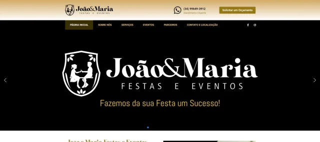 Ver captura completa de João & Maria Festas e Eventos