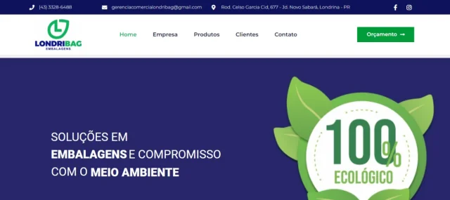 Ver captura completa de Londribag Embalagens